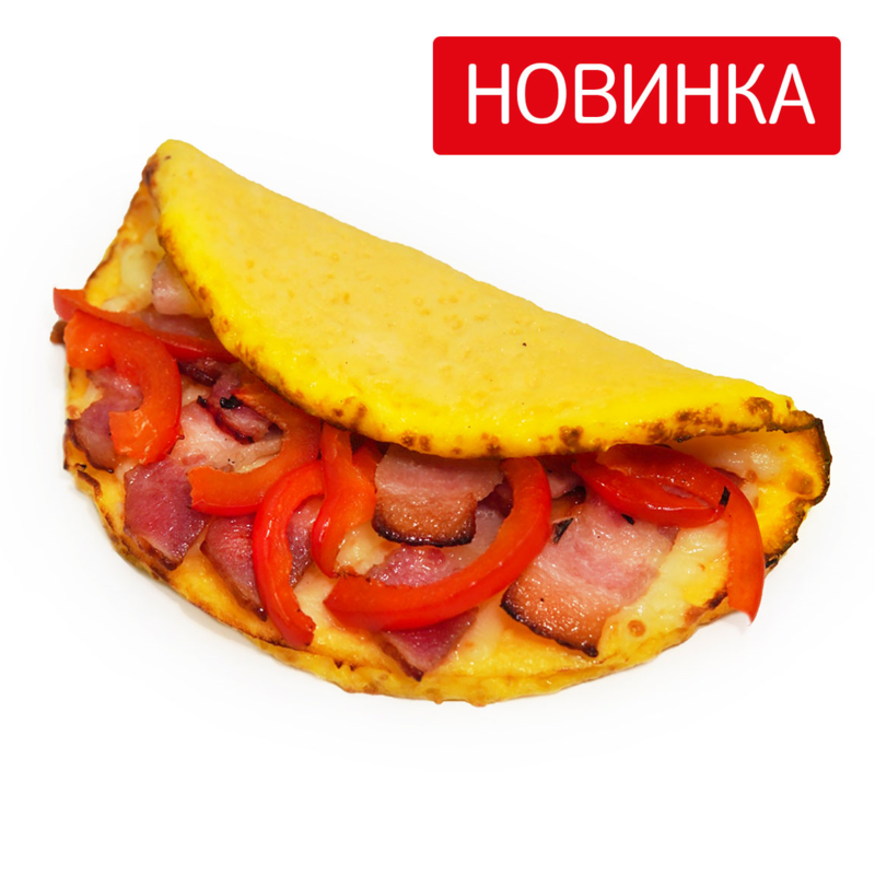 Омлет с беконом