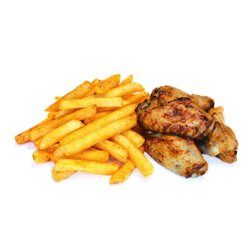Запеченный микс Крылышки и Фри