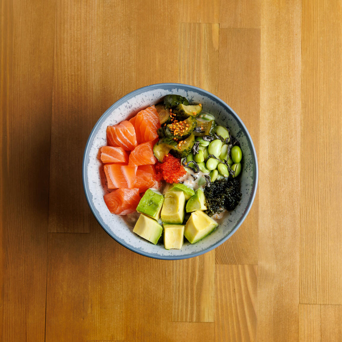 Поке с лососем