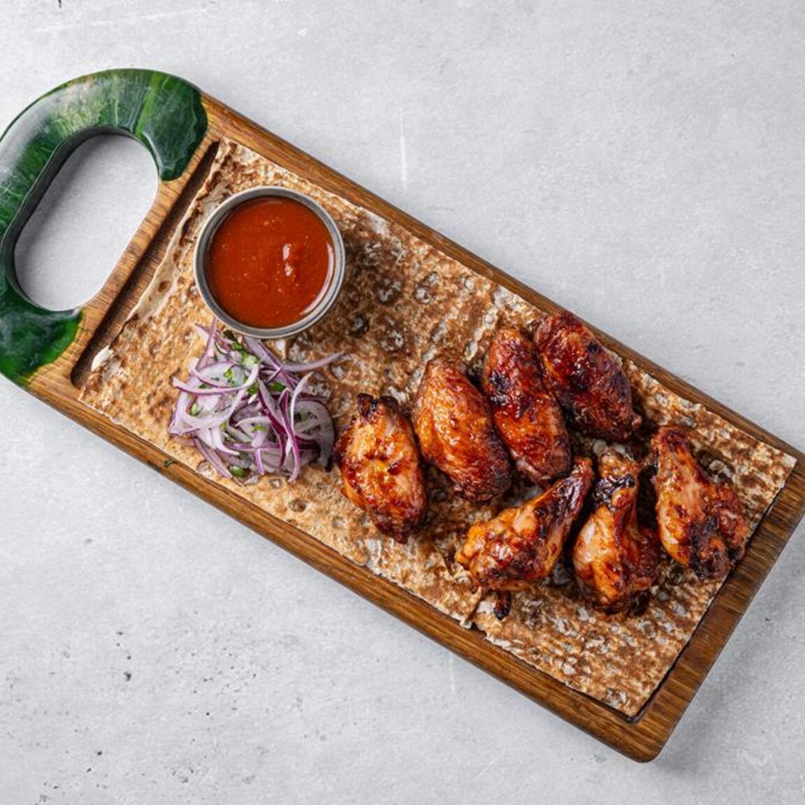 Куриные Крылышки с соусом Барбекю