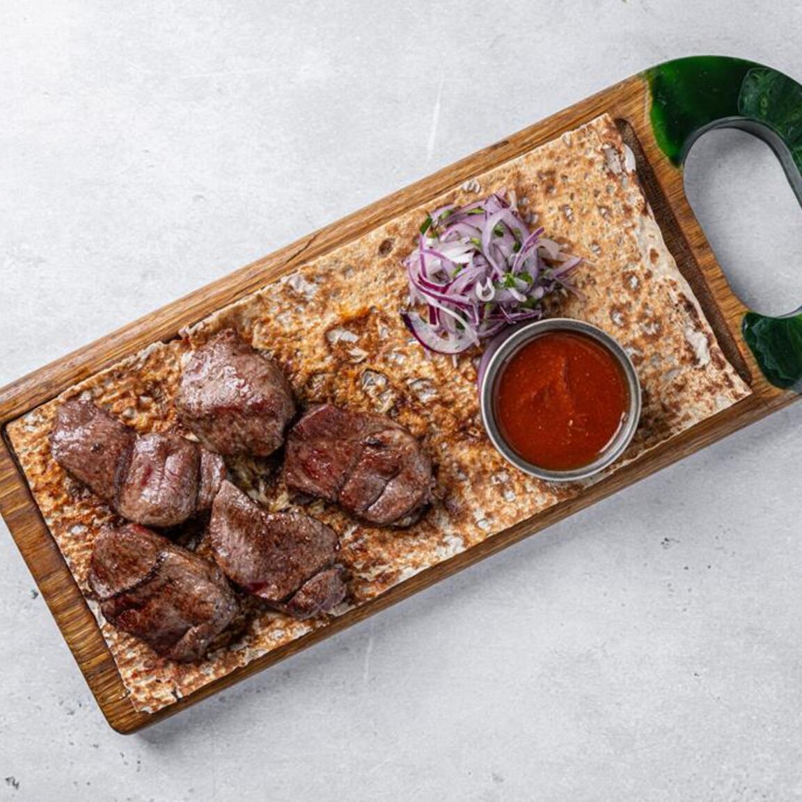 Шашлык из мякоти баранины