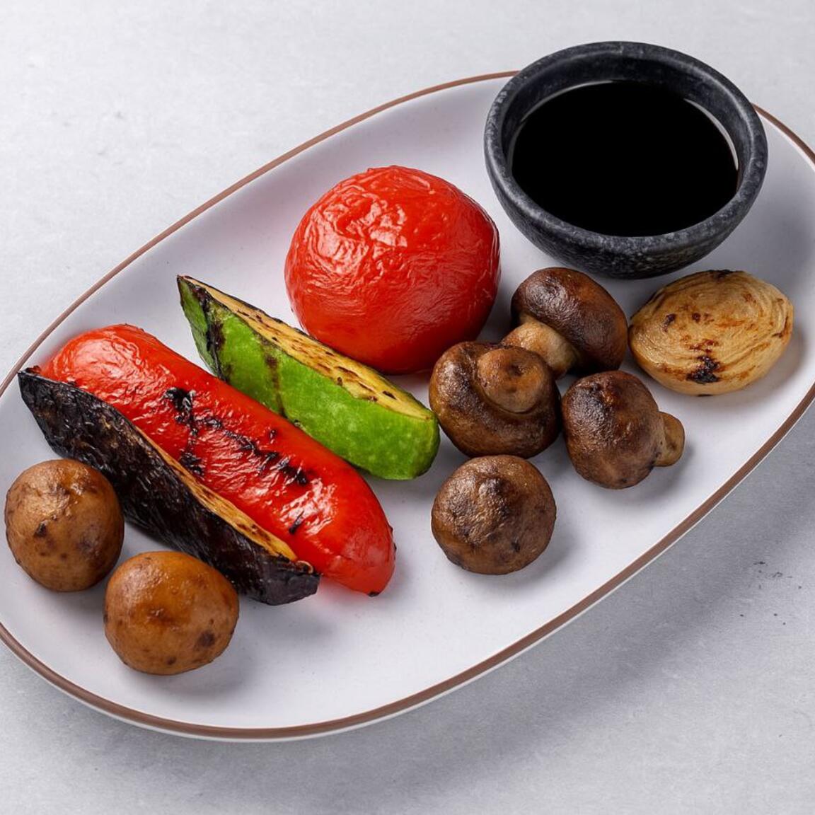 Овощи на мангале