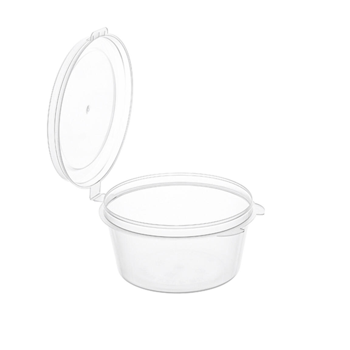 ОЗЛП/ВЗЛП Контейнер для соусов 50мл с крышкой, с упорами (2023) ПРОЗРАЧНЫЙ арт.1247П 1/80/1200