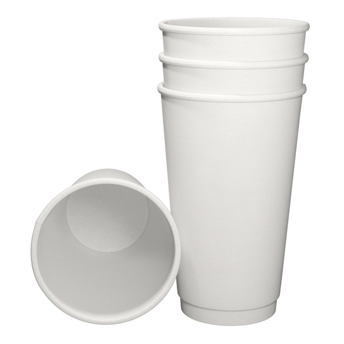 Стакан двухслойны бум ЛигаПак 350мл БЕЛЫЙ 1/25/500