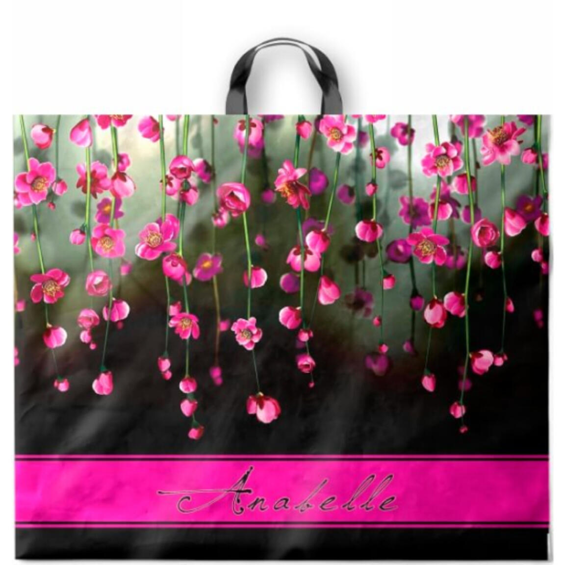 Пакет с петлевой ручкой ПВД 60х50 70мкм ИНТЕРПАК 25шт/250шт