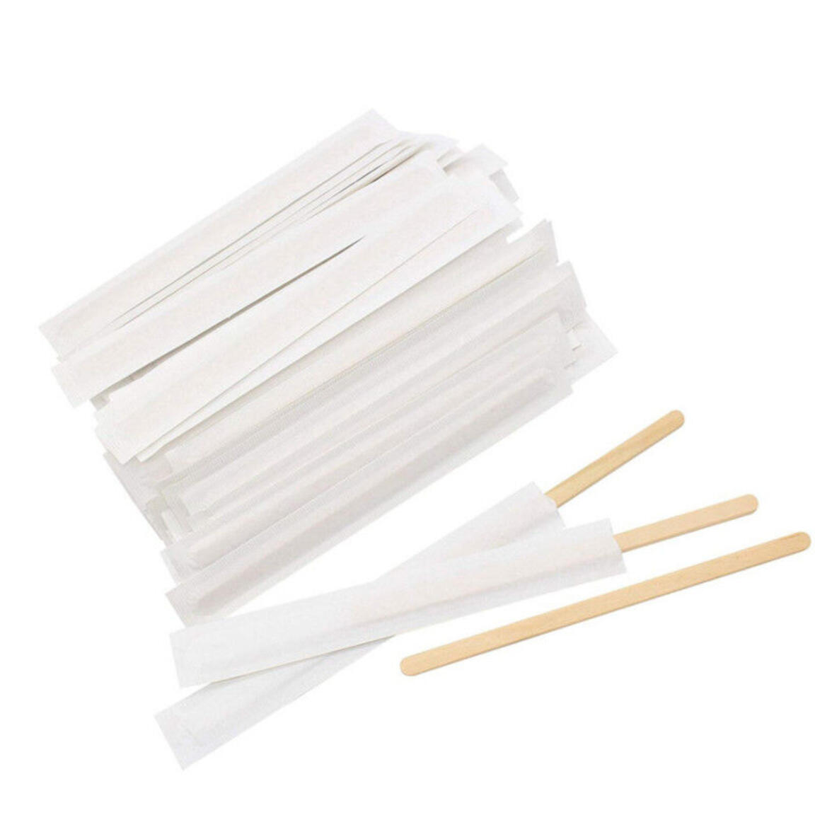 Размешиватель деревянный 14см,  БЕЛОРУСИЯ В ИНДИВИДУАЛЬНОЙ 140*6,0*1,8 по 250шт/уп 26уп/кор