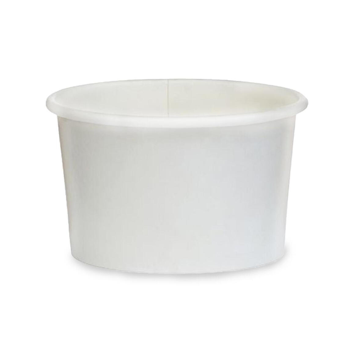 Креманка бумажная (75мм) 130мл ДНО белое 1/60/1500