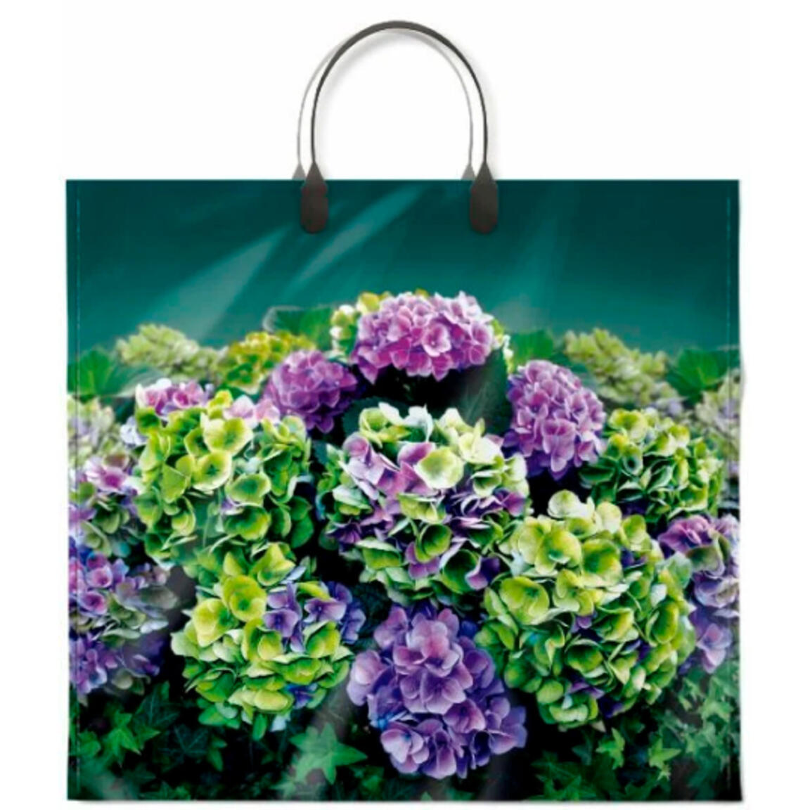 Пакет с жесткой ручкой ПВД  37х34 80мкм ИНТЕРПАК 10шт/100шт