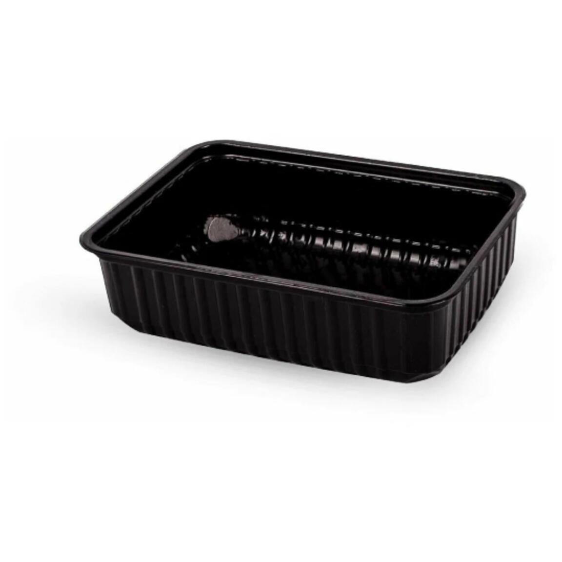 Контейнер прямоугольный жесткий 186*132  0,5л ЧЕРНЫЙ Upax-Unity  100шт/500шт