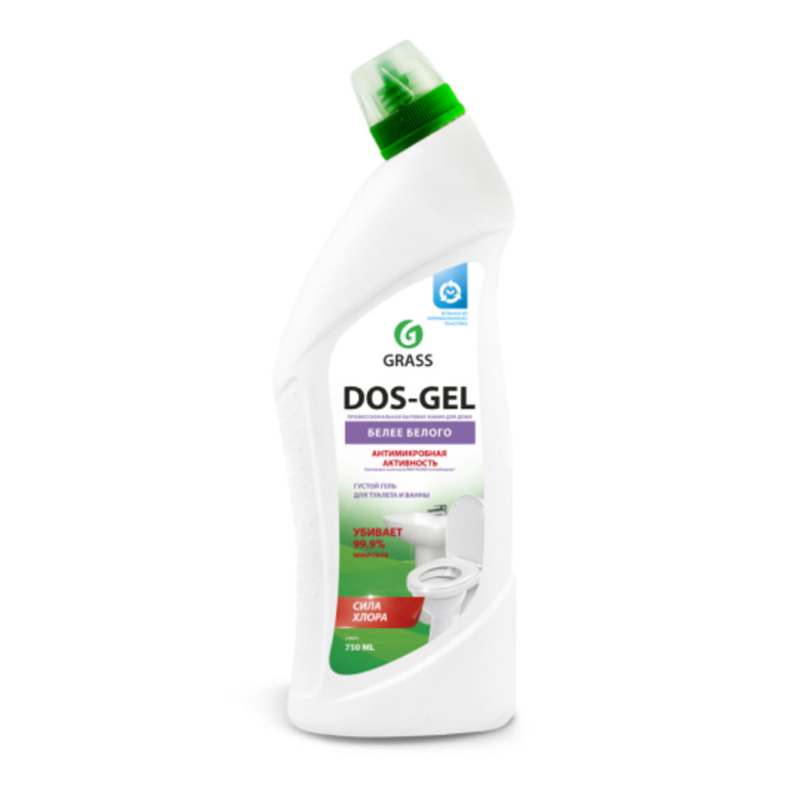 GRASS Гель дезинфицирующий DOS GEL  (флак. 1л (Ph11) 1/8 арт.125436