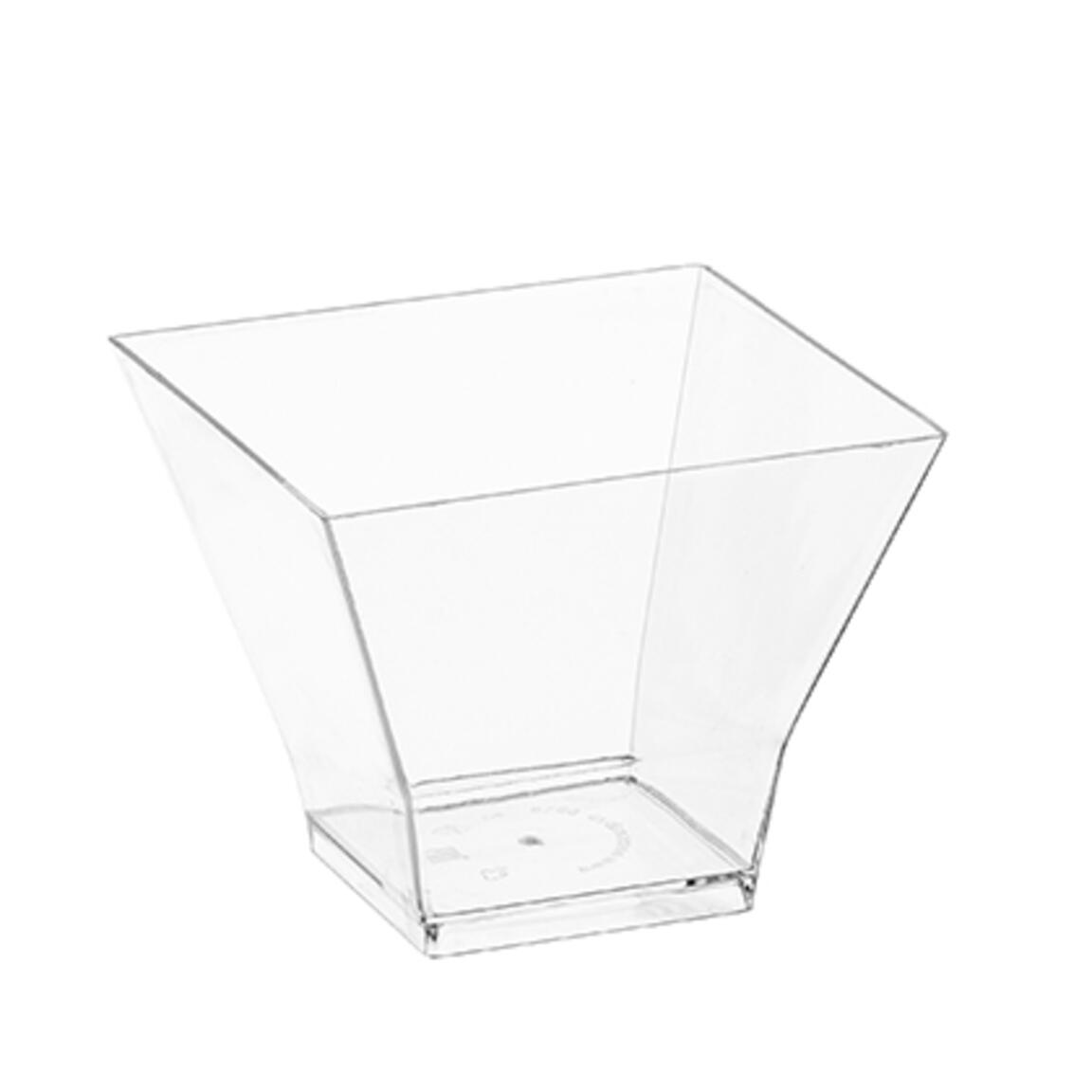 Фуршетная форма  ЧАШКА ПАГОДА 150мл ПРОЗРАЧНАЯ арт.5018П 1/500