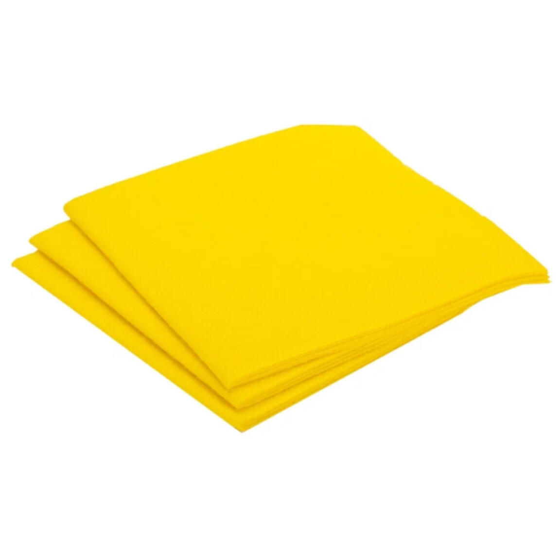 Салфетка ВИСКОЗА 30*38см 80гр/м2 (3шт в упаковке) ЖЕЛТАЯ 1/150