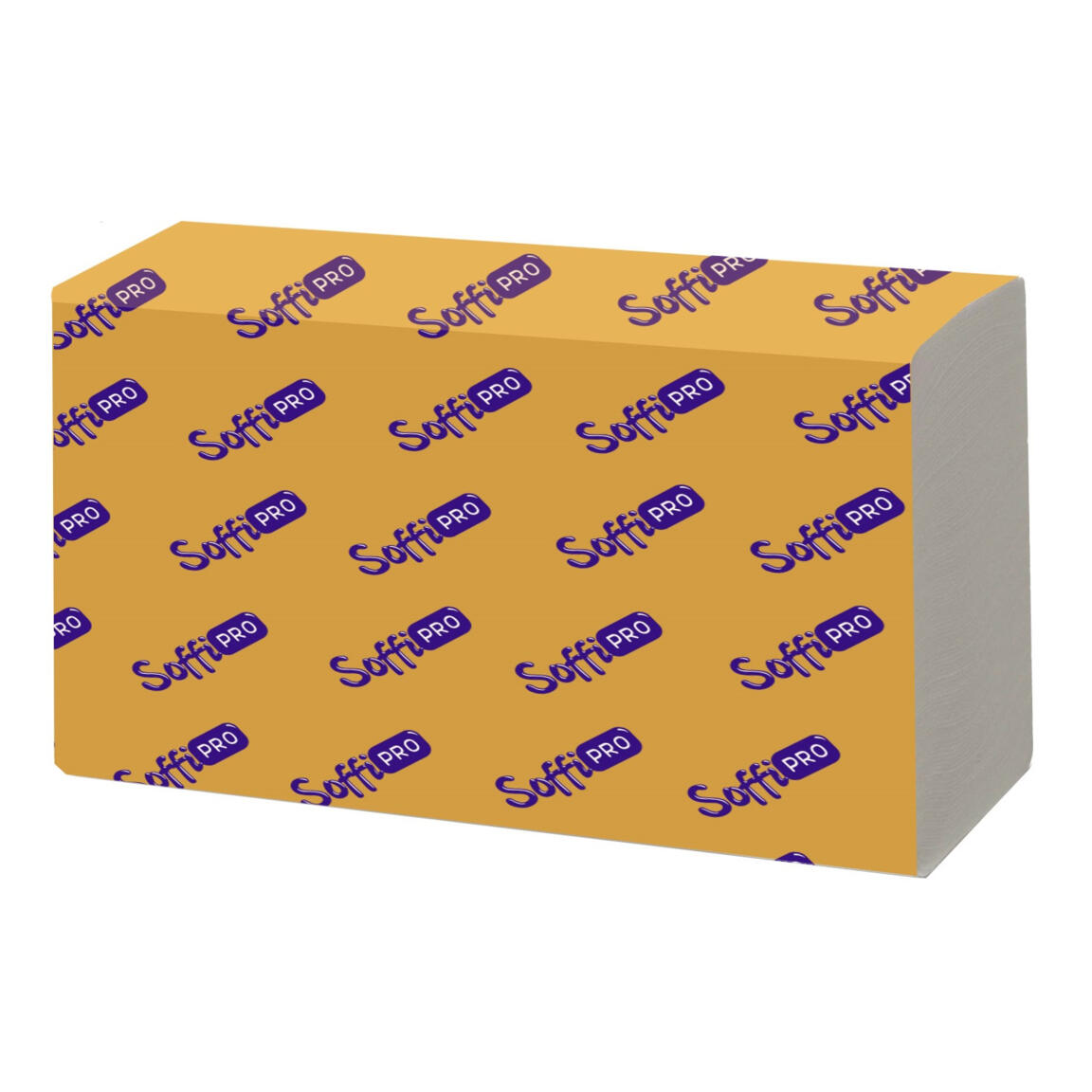 АрхБум Бумажные полотенца V-слож. SoffiPro Premium,2-х сл. 21см*23см 200шт арт.10901422 1/20