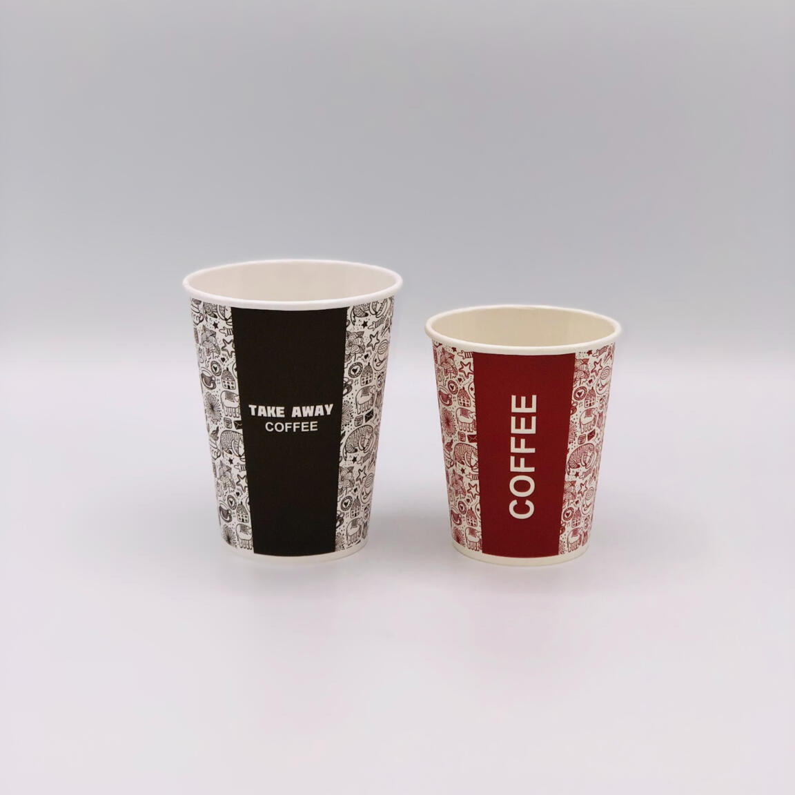 Стакан бумажный ЛигаПак 250мл COFFEE 50шт/1000шт