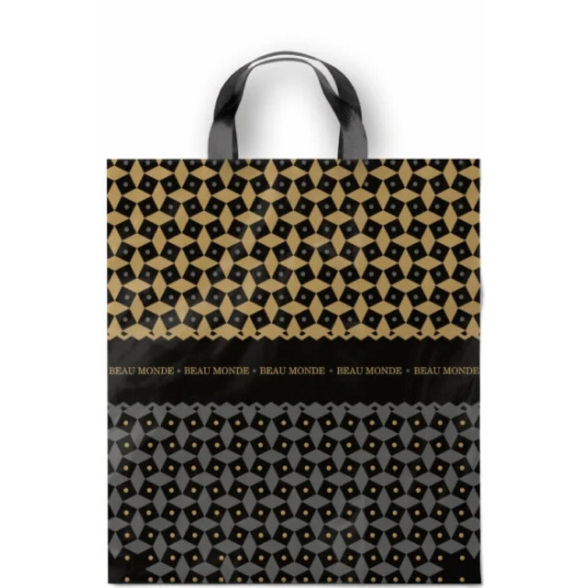 Пакет с петлевой ручкой ПВД 31х35 90мкм ИНТЕРПАК 25шт/500шт