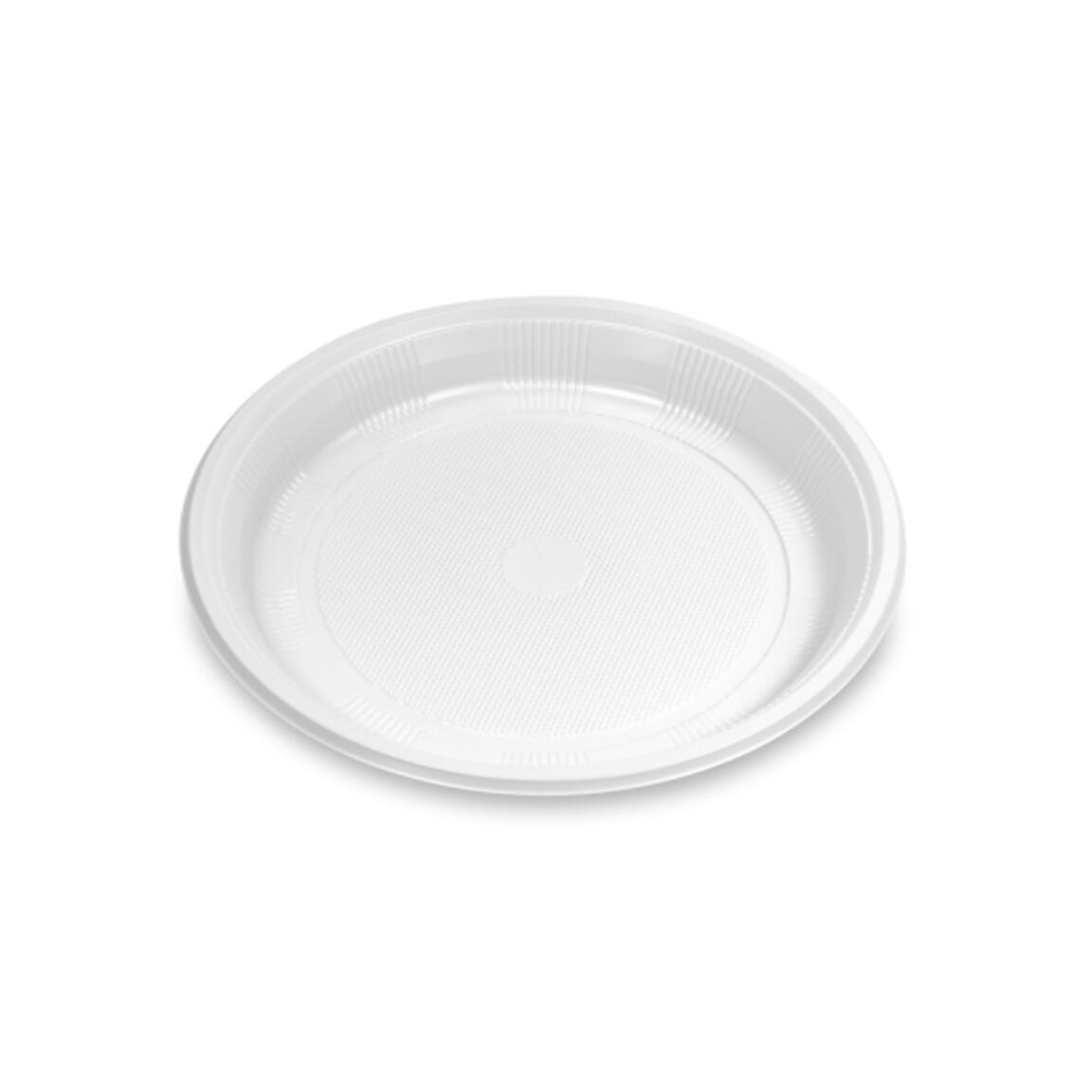 Тарелка десертная белая  d-205  1/100(50)/1200 РОССПАК