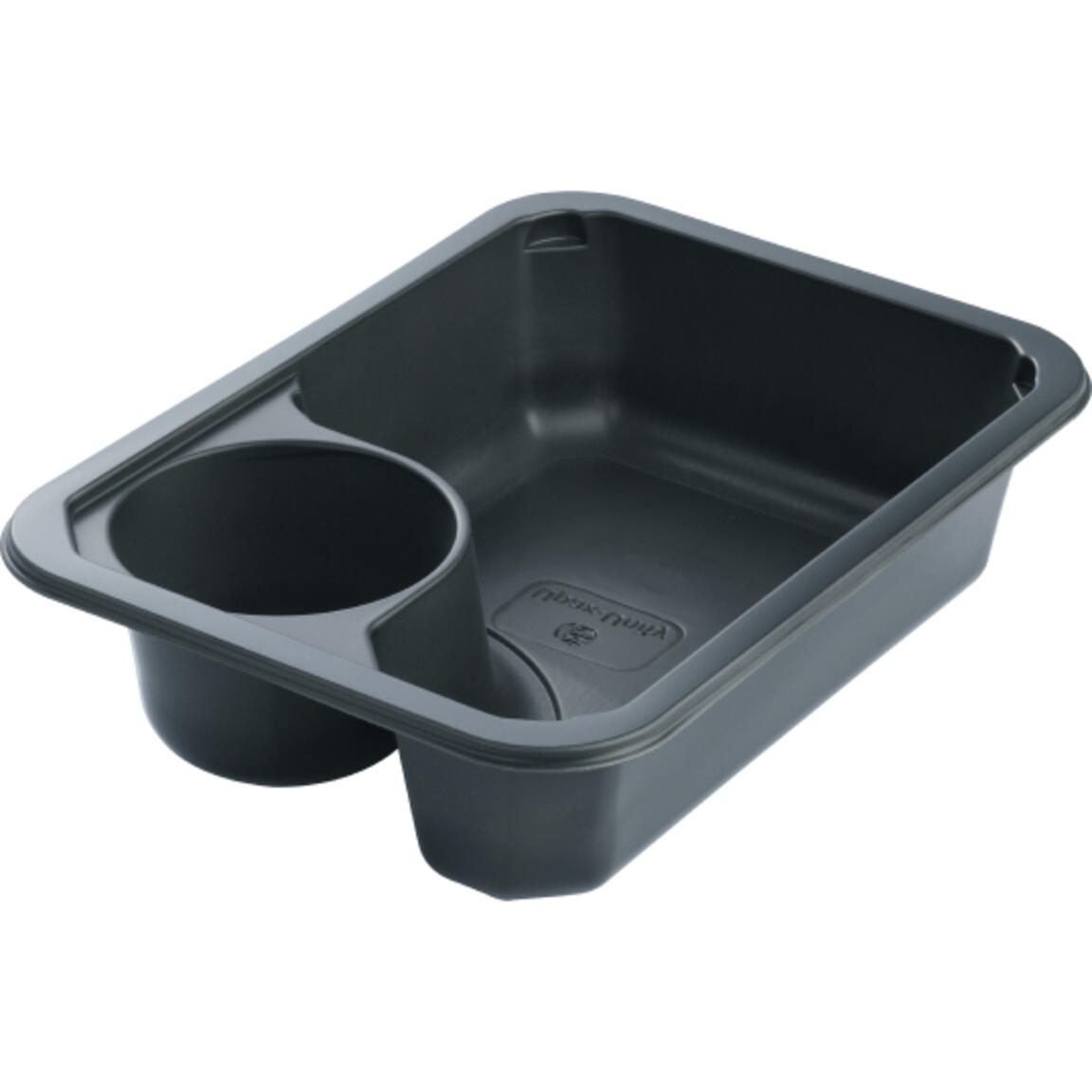 Лоток под запайку  черный 187*137*45 соус(635мл) Upax-Unity  40шт/480шт