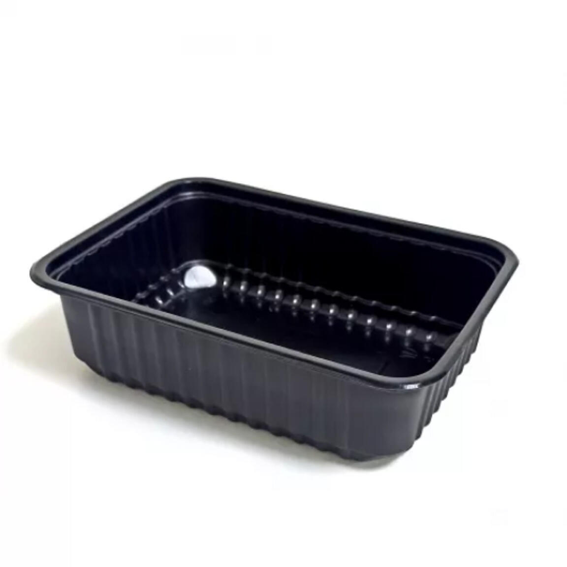 Контейнер прямоугольный жесткий 186*132  0,75л ЧЕРНЫЙ Upax-Unity 100шт/500шт