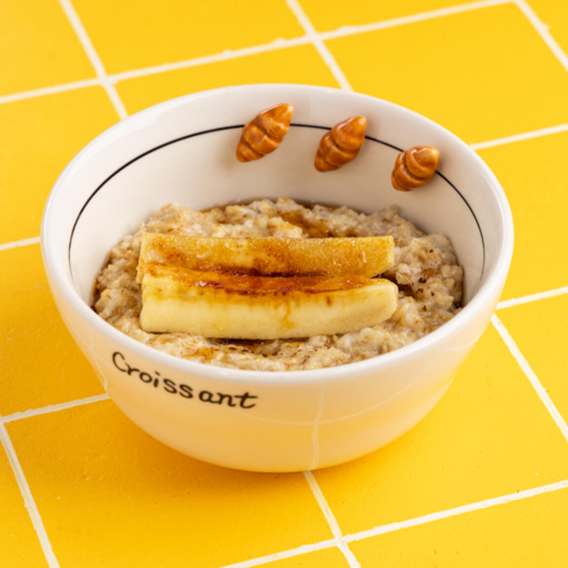 Каша овсянная с бананом