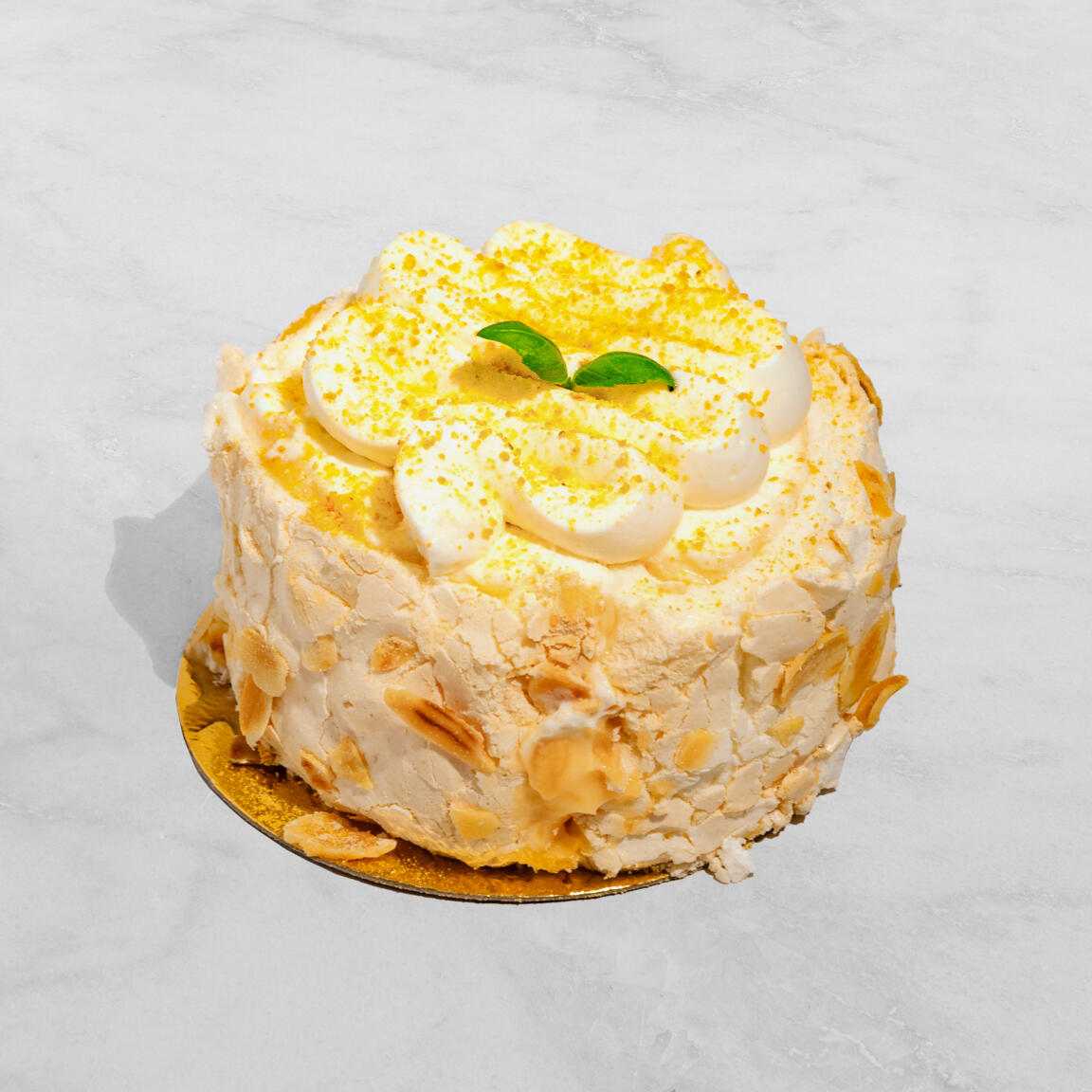 Меренговый рулет с лимонным курдом