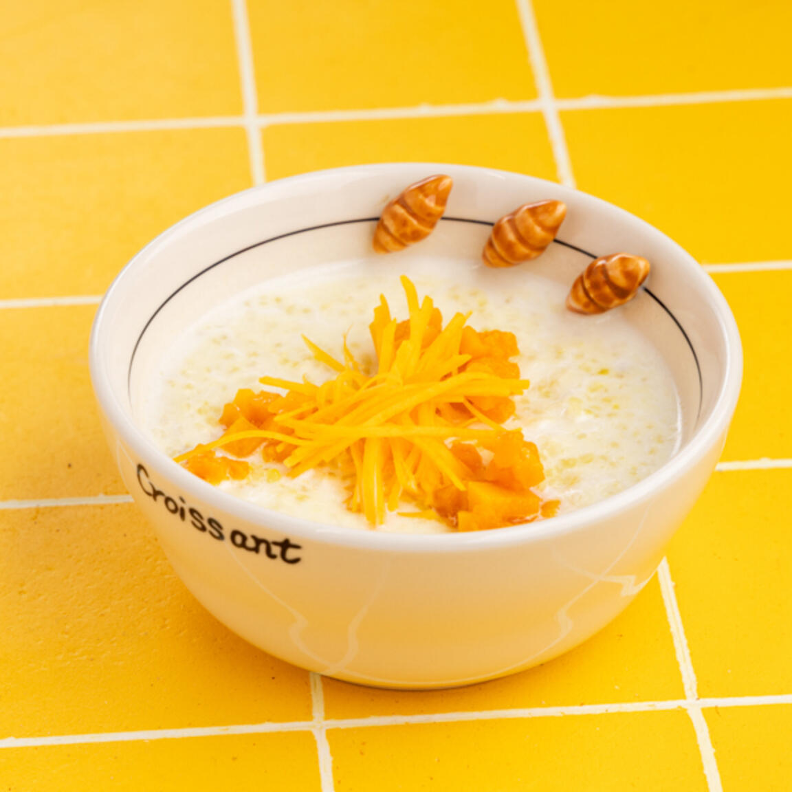 Каша пшённая с карамелизированной тыквой