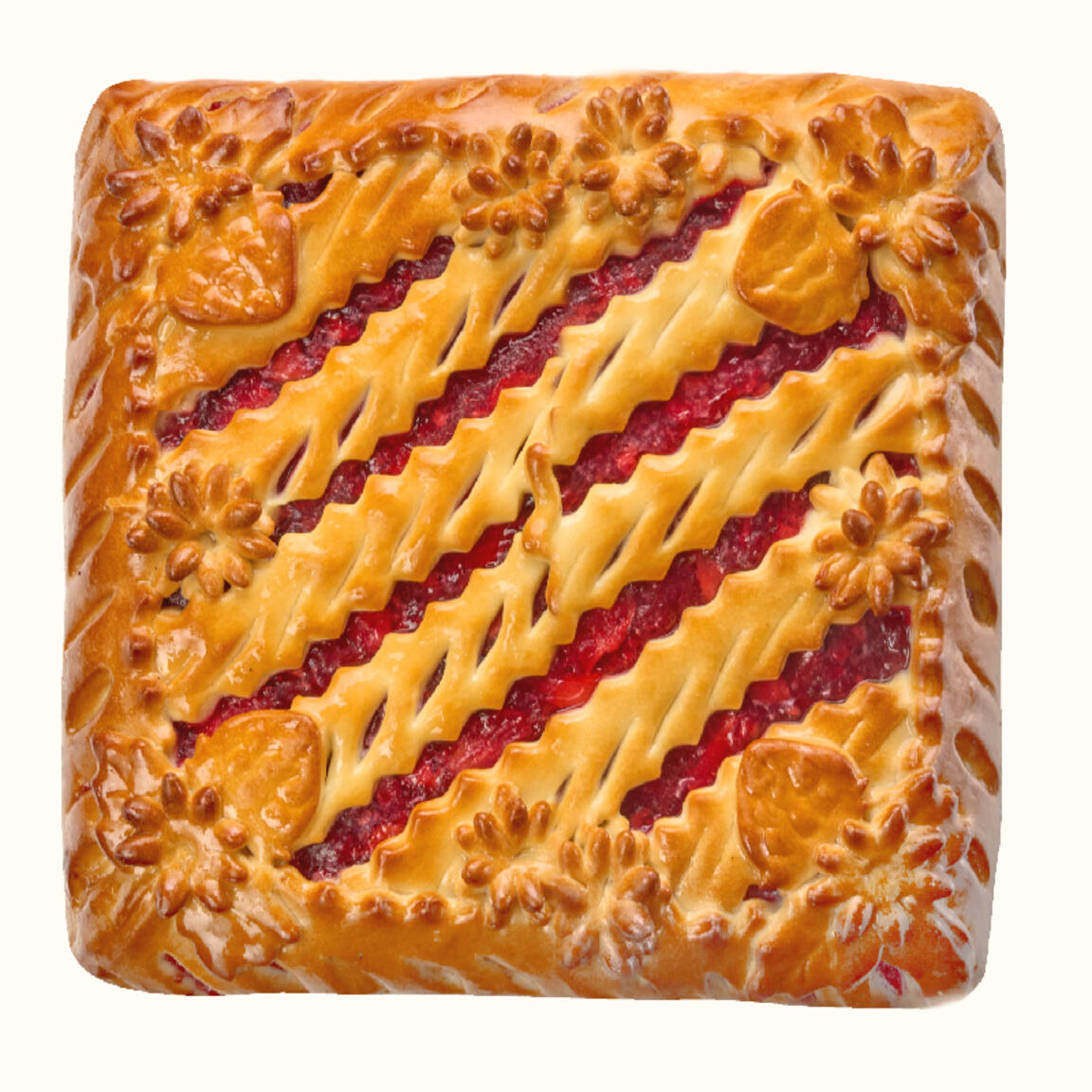 Пирог с клубникой