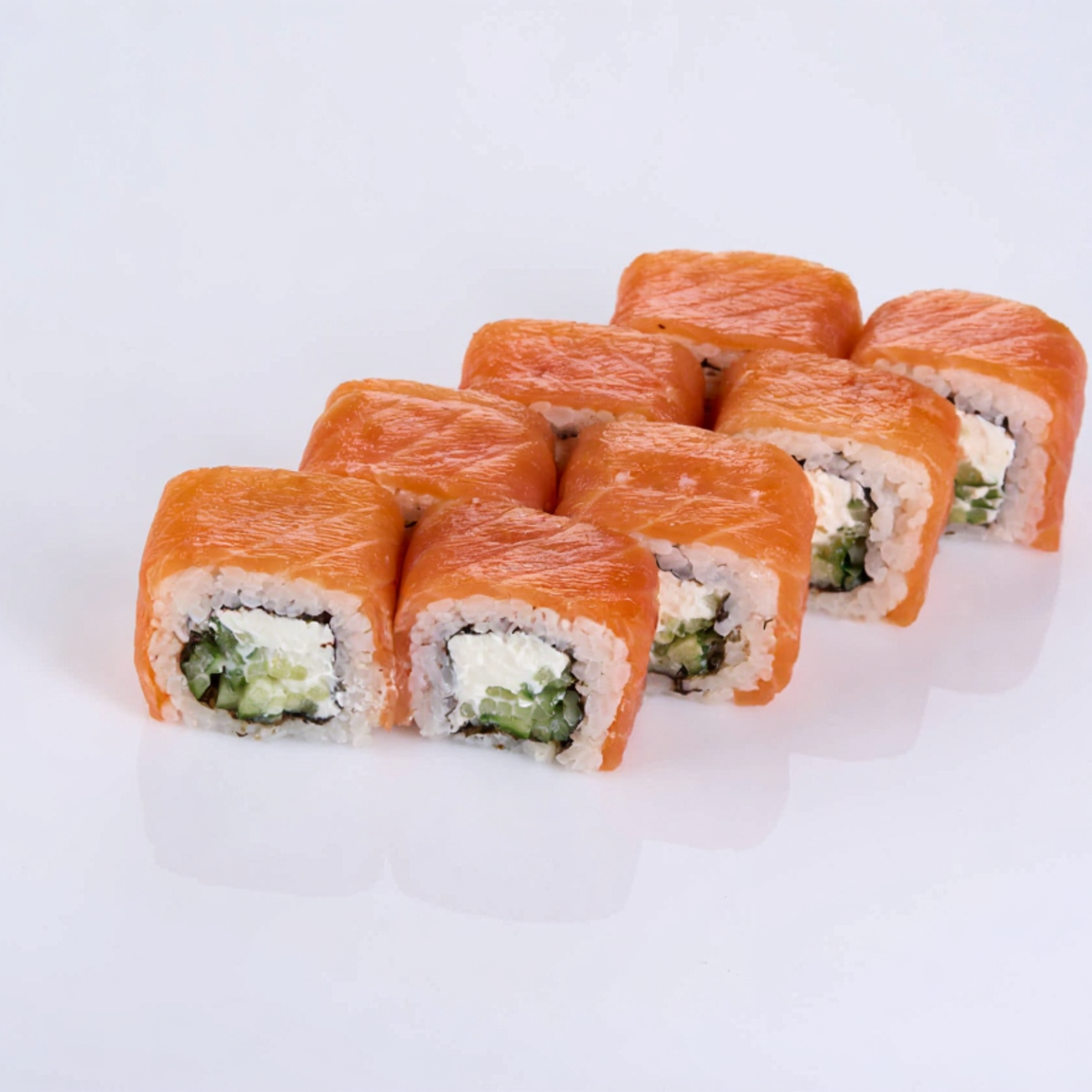 Филадельфия с копченым лососем