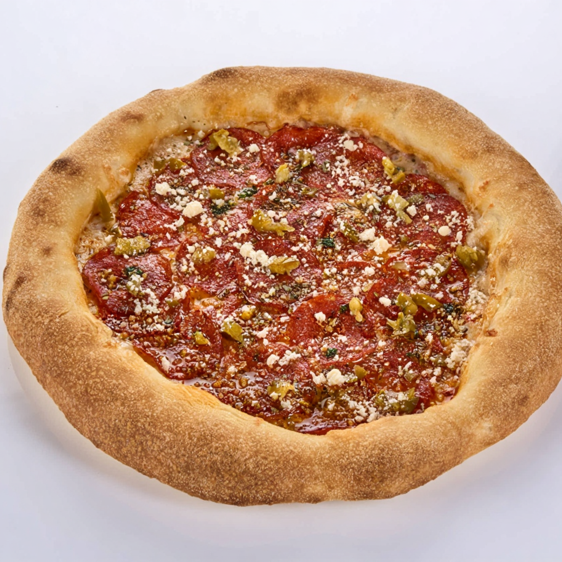 Пеперони с медом и халапеньо