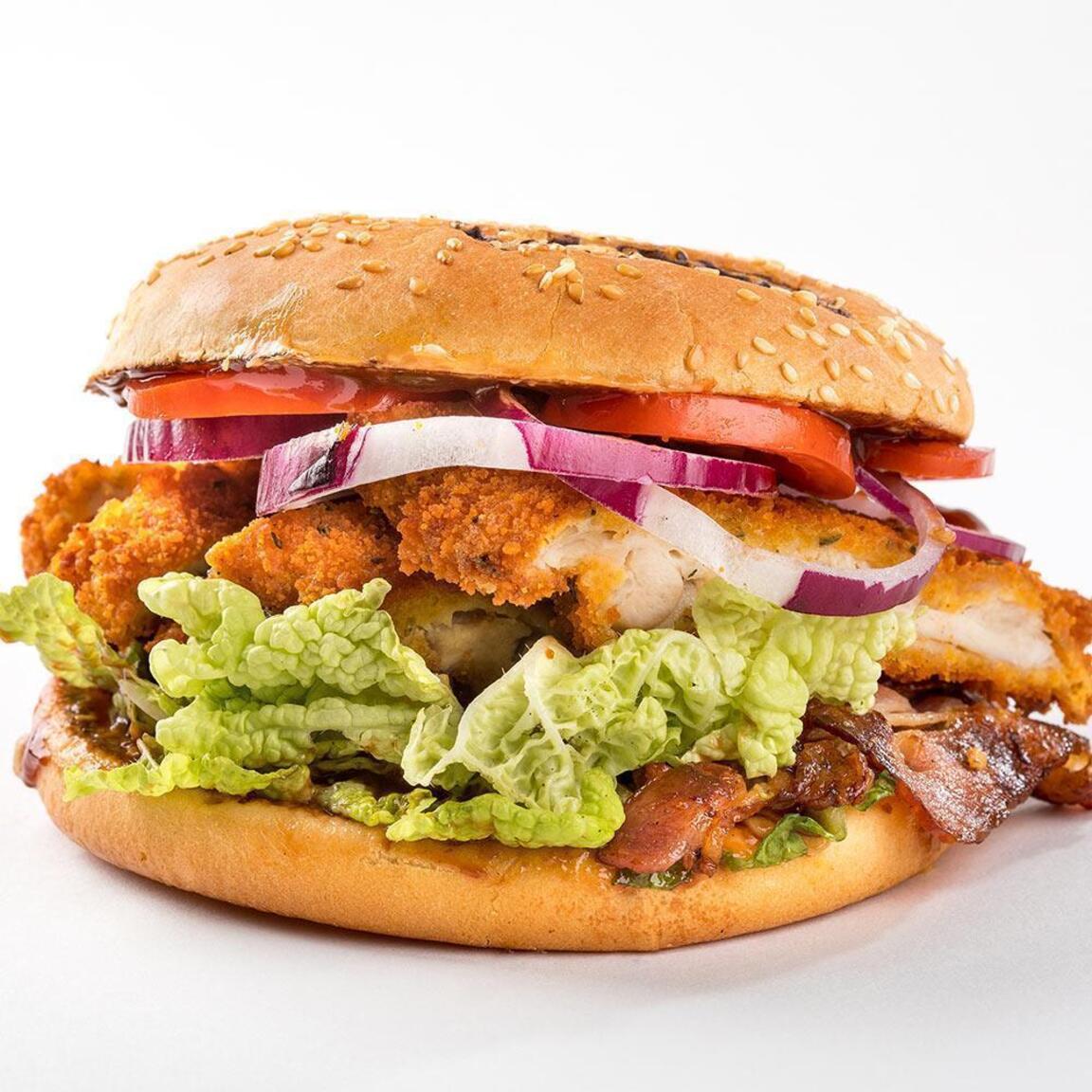 BBQ чикен бургер