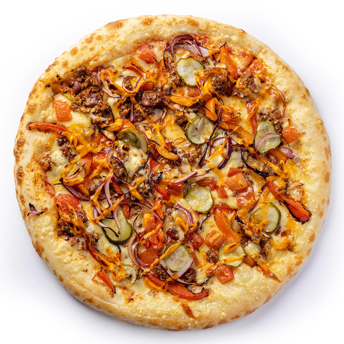 Пицца Бургер 25 см.