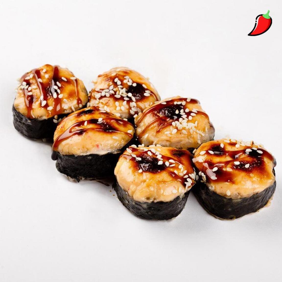 Запеченные спайси лосось