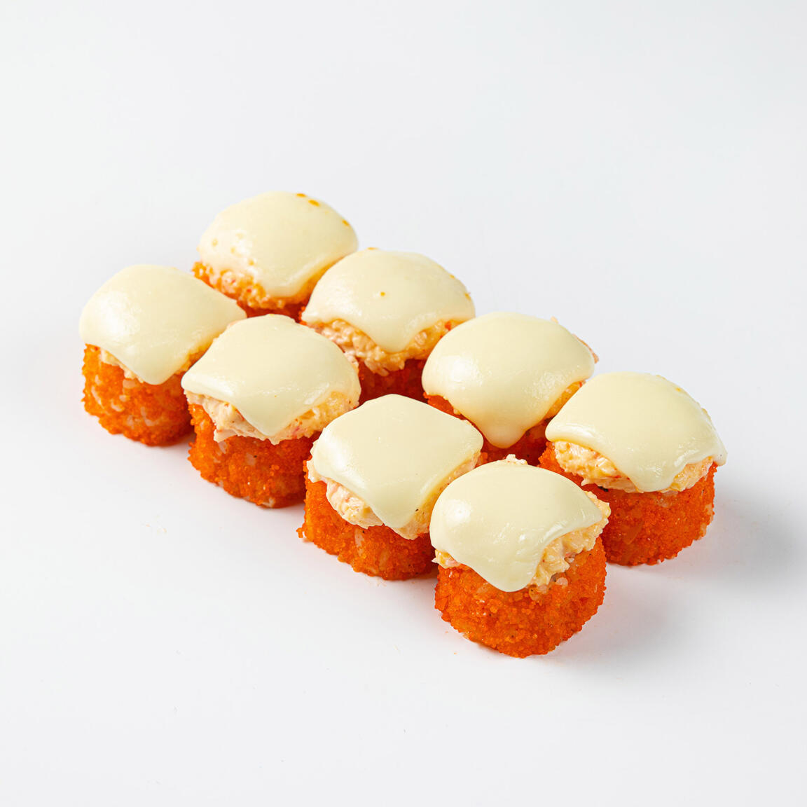 Запеченный с крабом и моцареллой