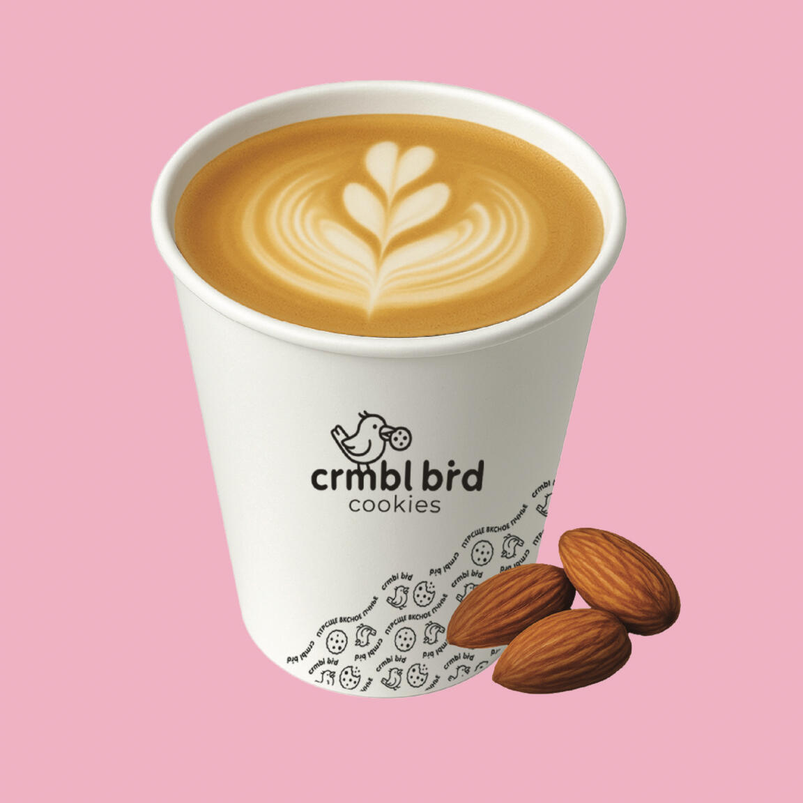 Кофе Капучино на миндальном молоке (300мл.)