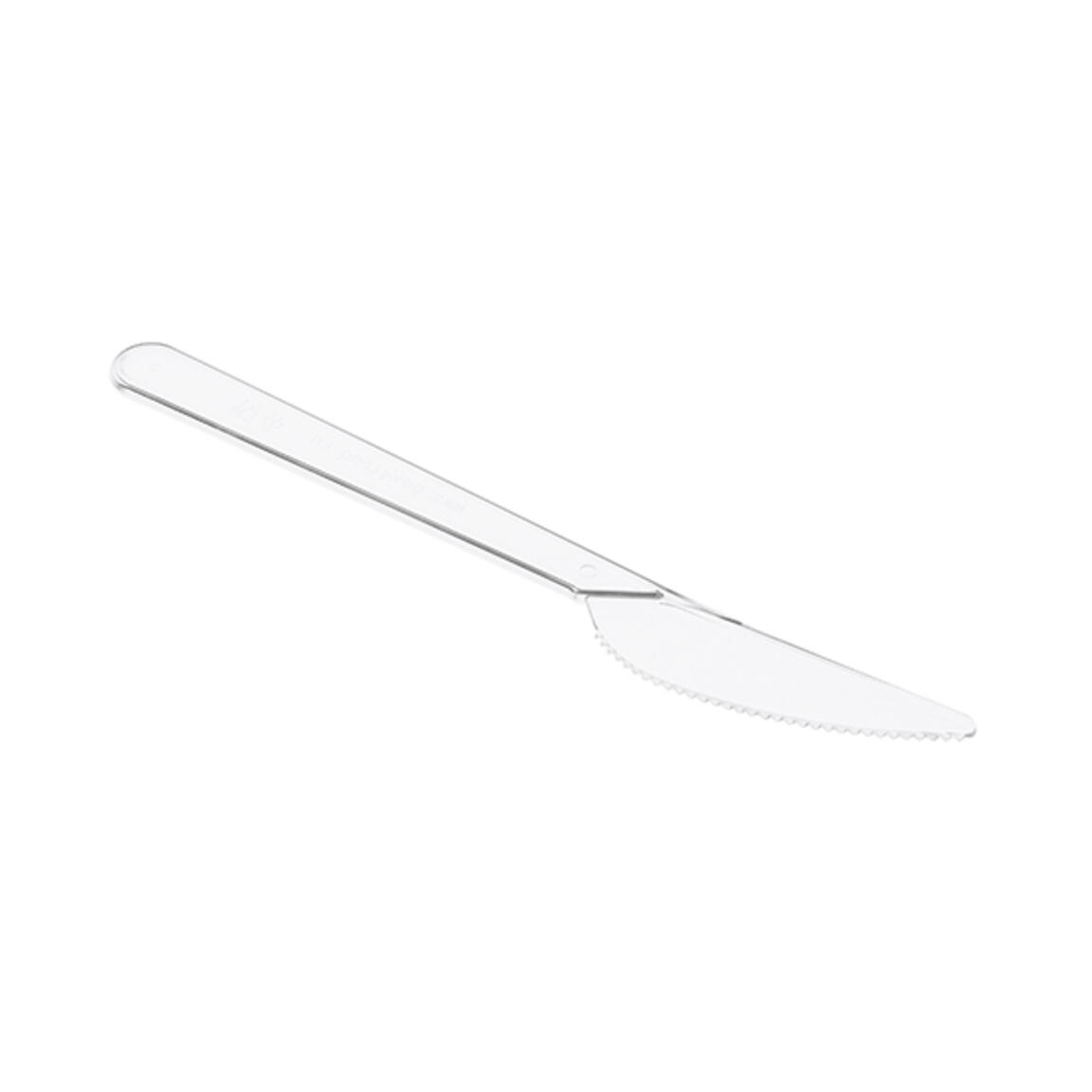 Нож столовый "ПРЕМИУМ", ПС Прозрачный, ОЗЛП арт.4008П, 50шт/2500шт.