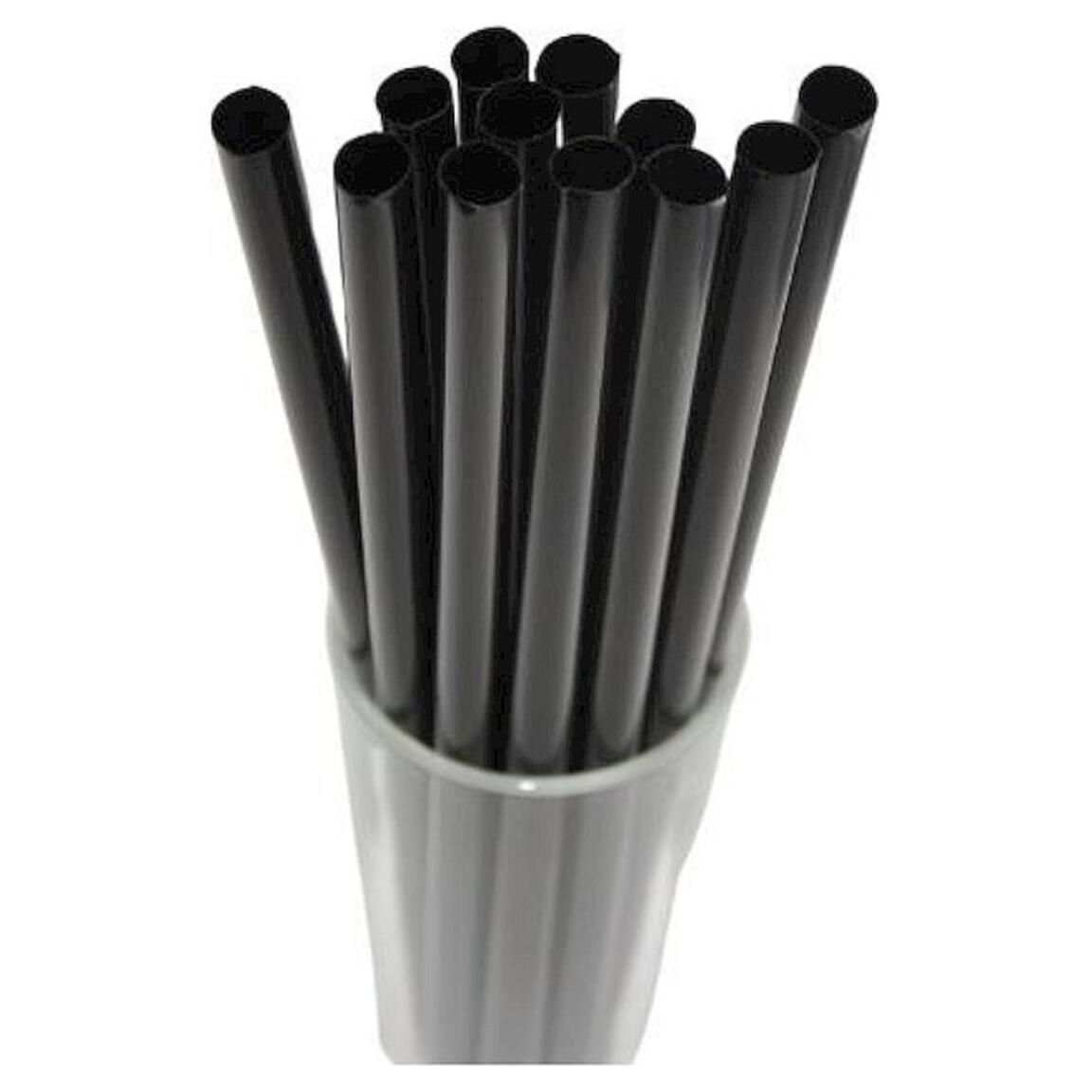 Трубочка для Bubble D12мм 240мм ЧЕРНЫЕ 250шт/12уп