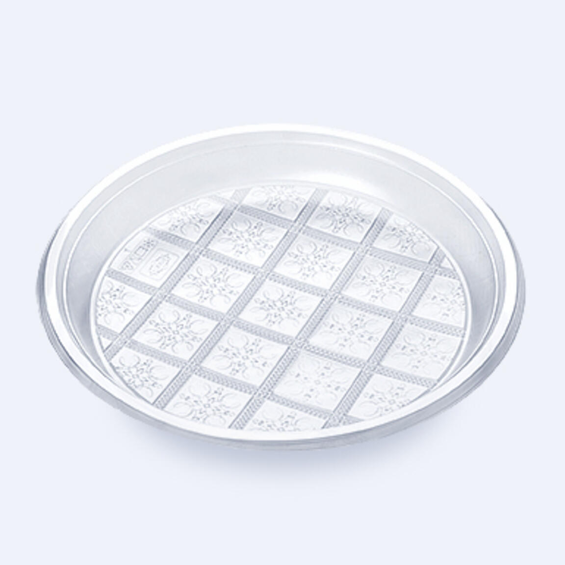 Тарелка десертная прозрачная СВЧ d-205 FOPOS 100шт/2000шт