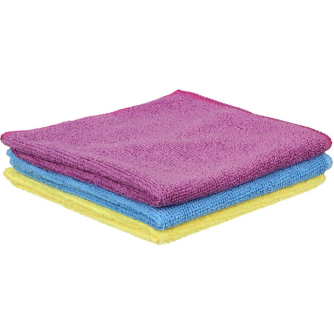 Салфетка МИКРОФИБРА 30*30см 220гп/м2 (3 шт в упаковке) цвет в ассортим.1/100