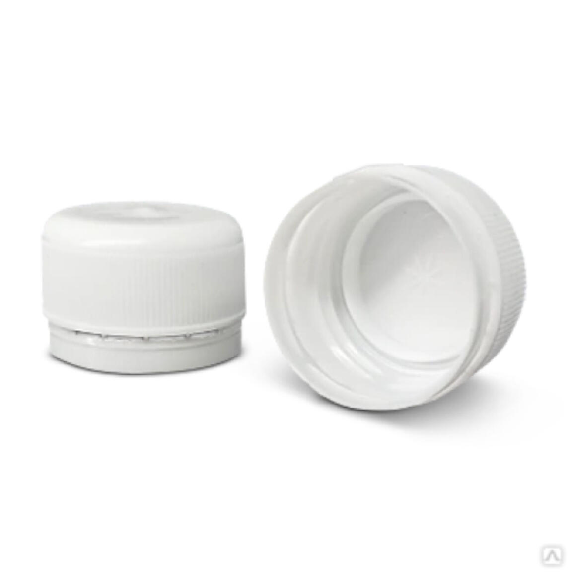 Крышка к бутылке 28мм, 2-х компонентная белая.