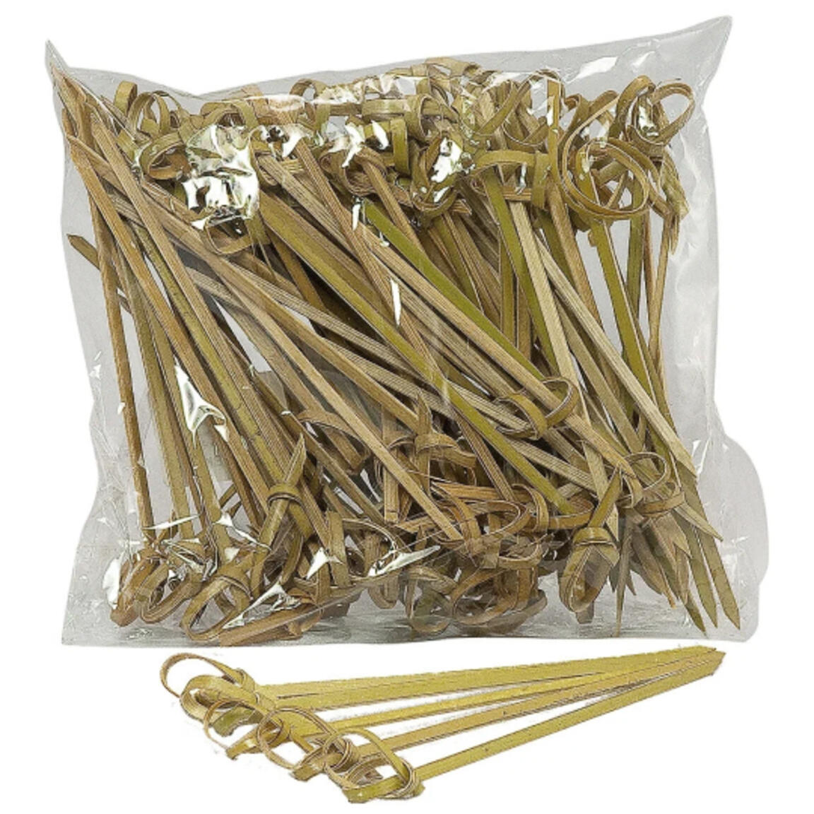 Шпажки бамбук "Узелок" 90мм 100шт/40уп