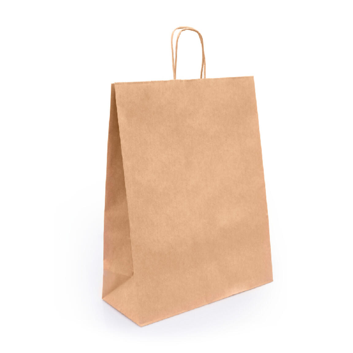 Пакет с кручеными ручками, КРАФТ 280*240*140 1/250