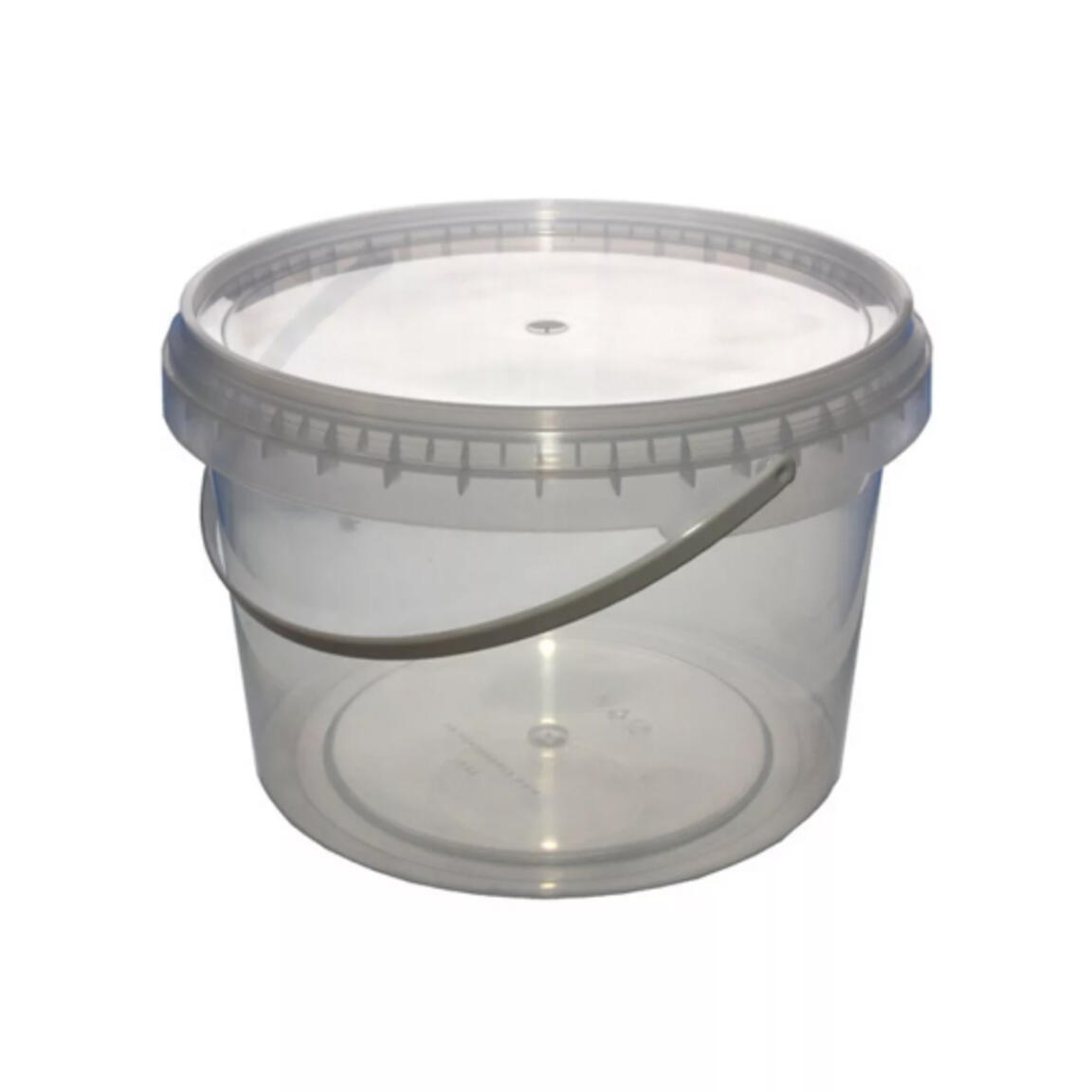 Ведро пищевое с крышкой и ручкой, 2.3 л.