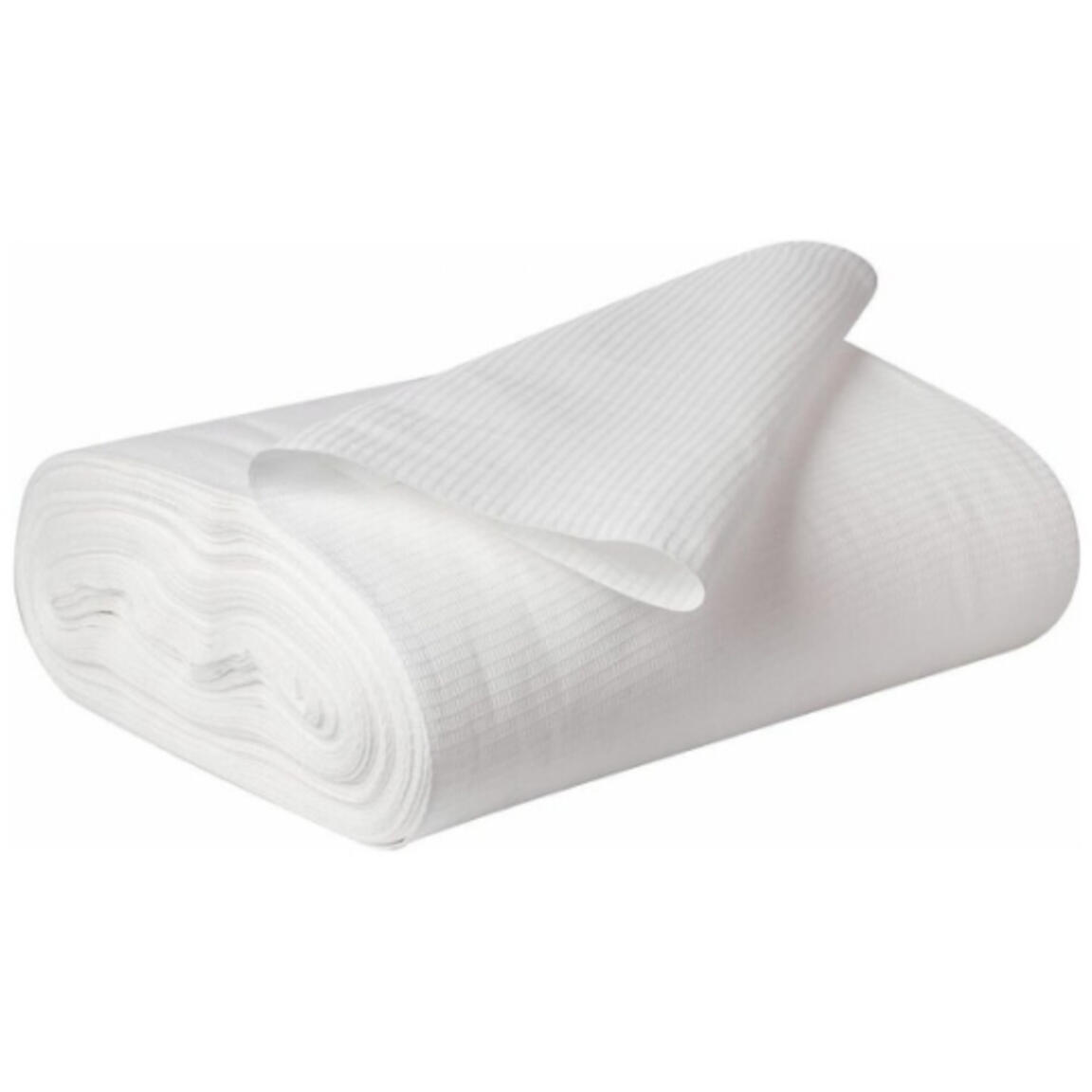 Вафельная ткань, х/б, отбеленная, плотность 160 гр./м2, син. ширина 450 мм., длина рул. 60 м. 5рул/уп