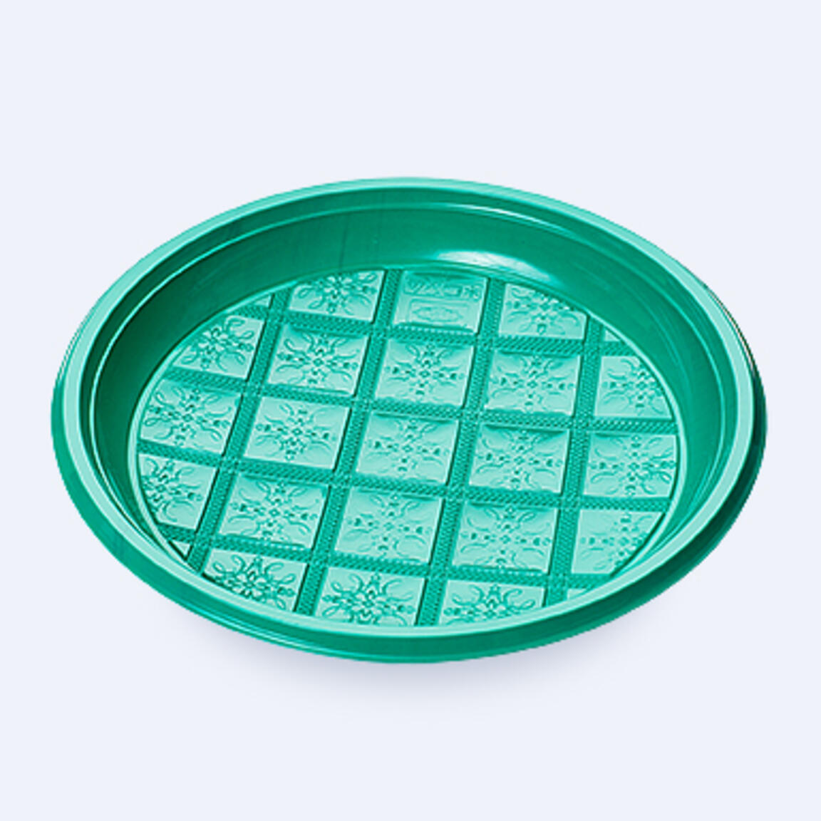 Тарелка десертная d-205 ЗЕЛЕНАЯ FOPOS 50шт/2000шт