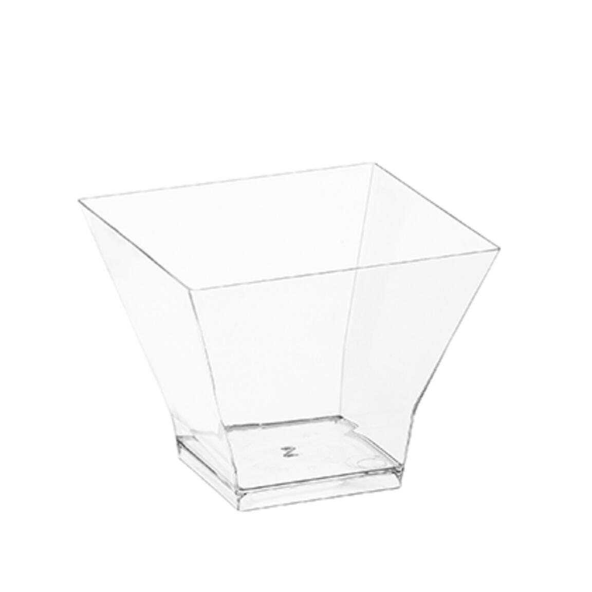 Фуршетная форма  ЧАШКА ПАГОДА 90мл ПРОЗРАЧНАЯ арт.5030П 1/500