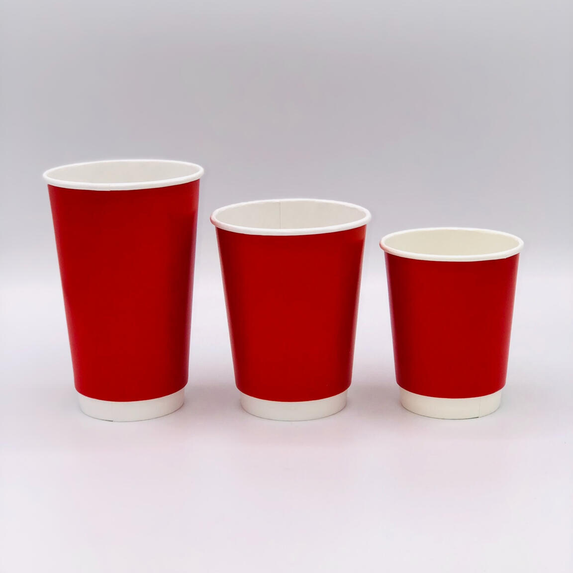 Стакан двухслойный, ЛигаПак 400 мл, КРАСНЫЙ 1/25/500