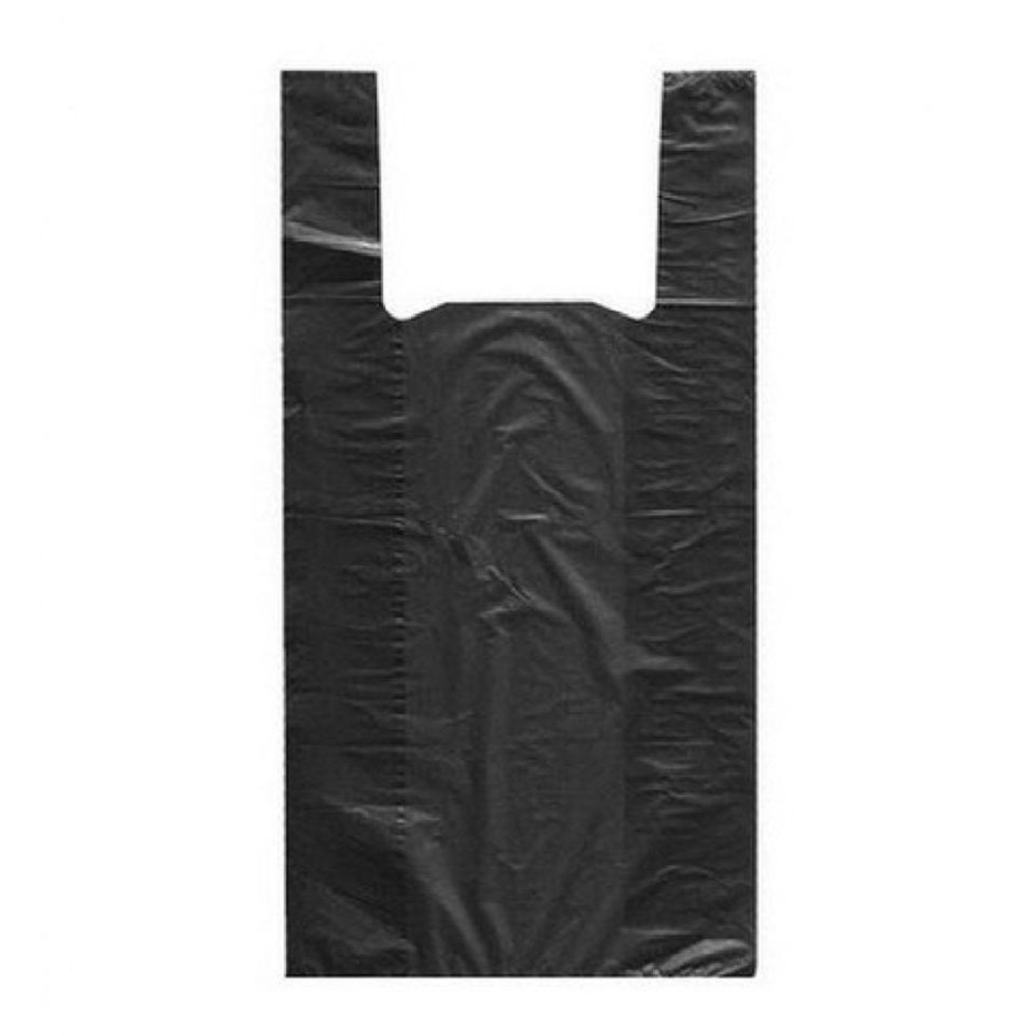 Пакет майка ПНД 30+16х55 22мкм ЧЕРНАЯ 50шт/1500шт