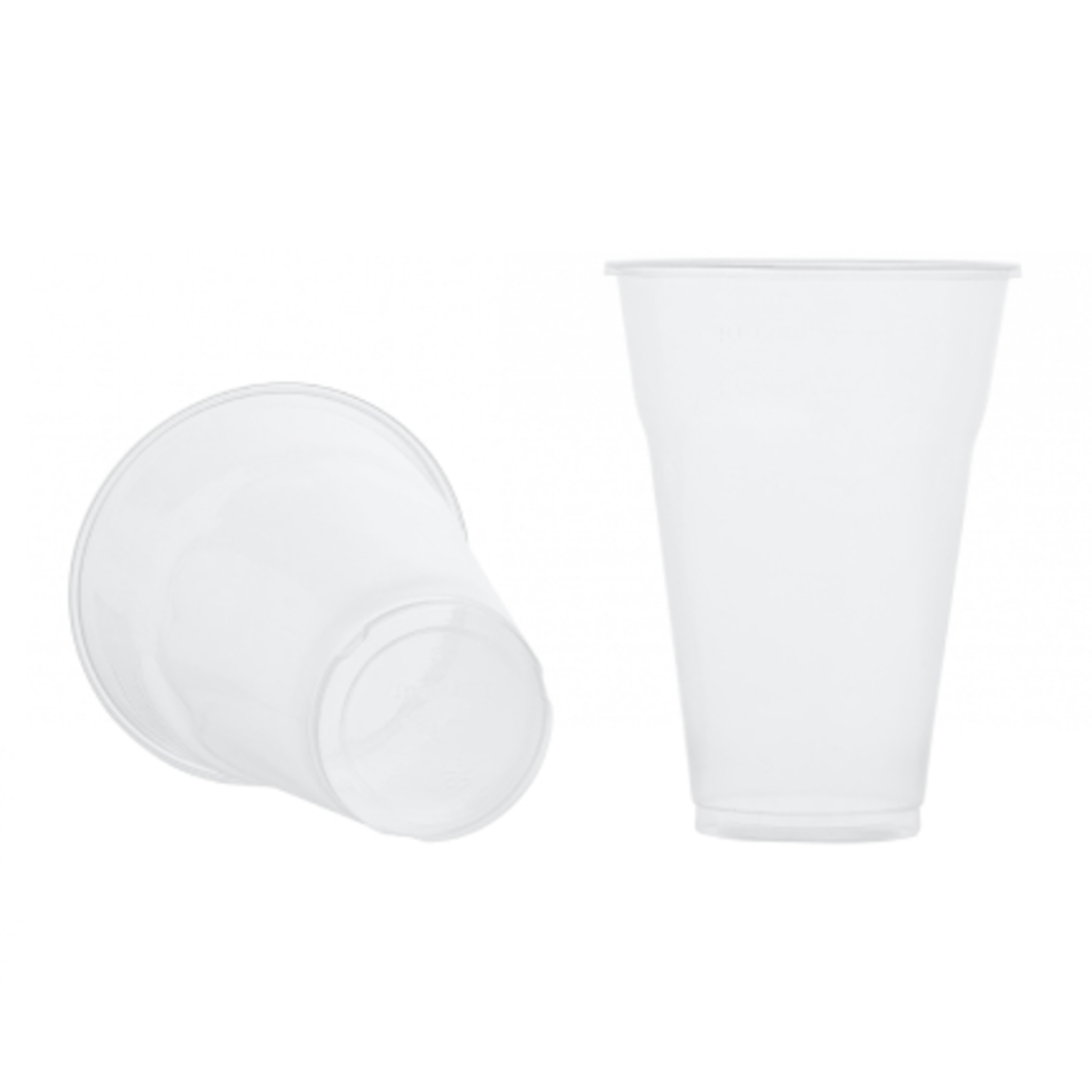 Стакан одноразовый 330 мл/400 мл прозрачный, Upax-Unity, 50шт/1000шт.