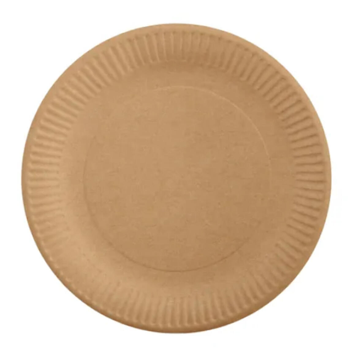 Тарелка картонная d-230 КРАФТ AVIORA арт.411-086 1/100/500