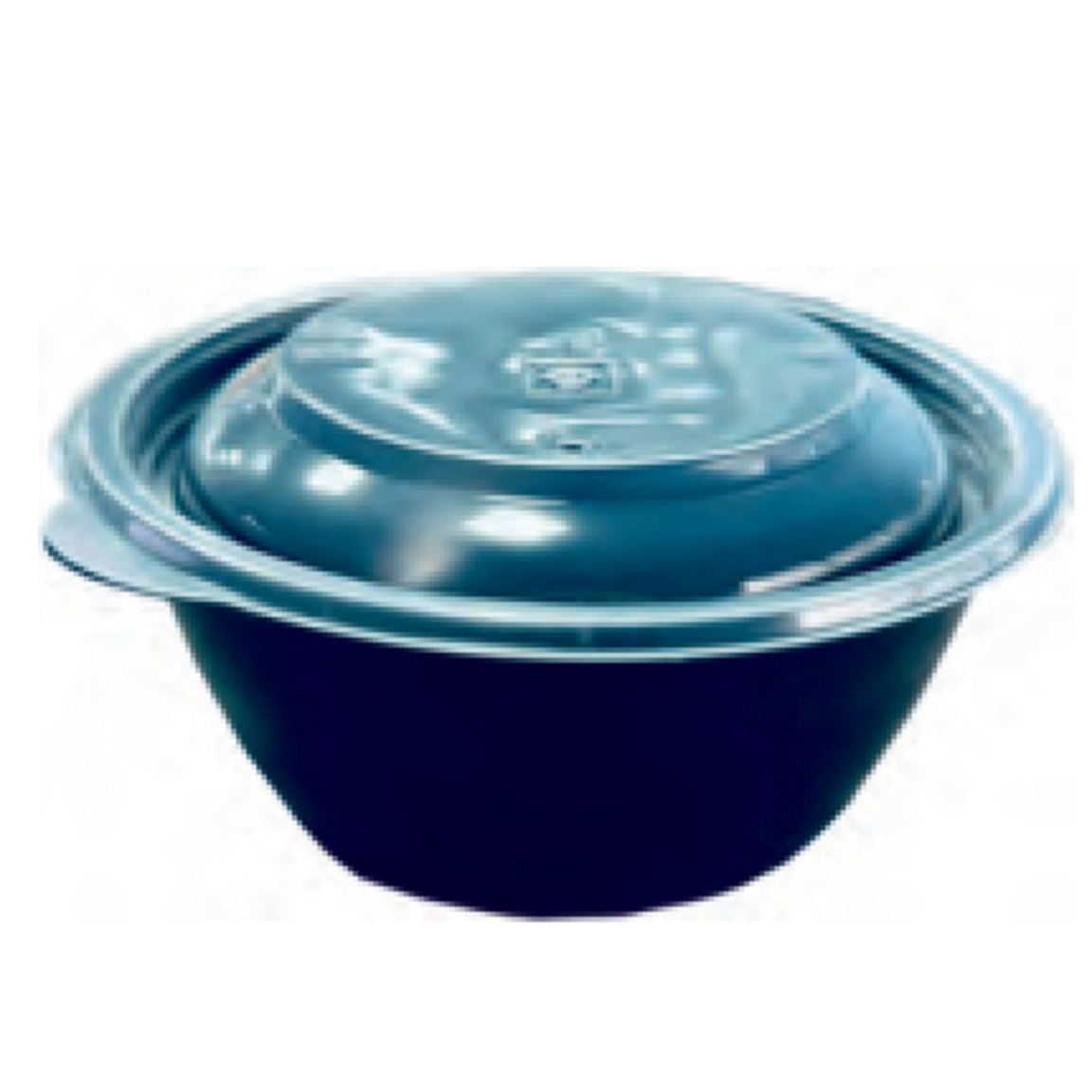 Супница d-144 500 мл, черная, Аке Пласт 1/50/500 (комплект).