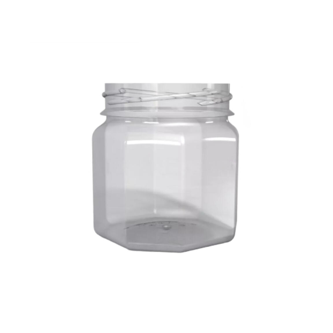 ПЭТ банка Восьмигранник 200 мл, (Д59) без крышки, 120шт/упаковка.